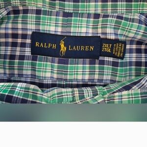 Ralph Lauren Long Sleeve Button Down Men's Shirt 2XLT